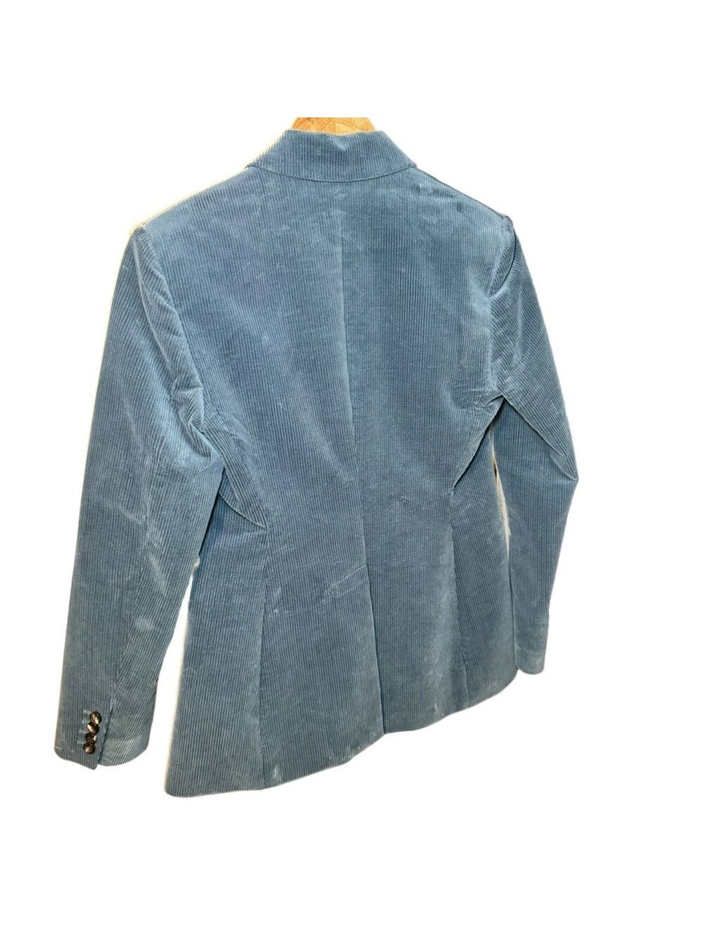 Theory corduroy women blazer SZ 8 (M) blue - turquoise - Picture 5 of 10